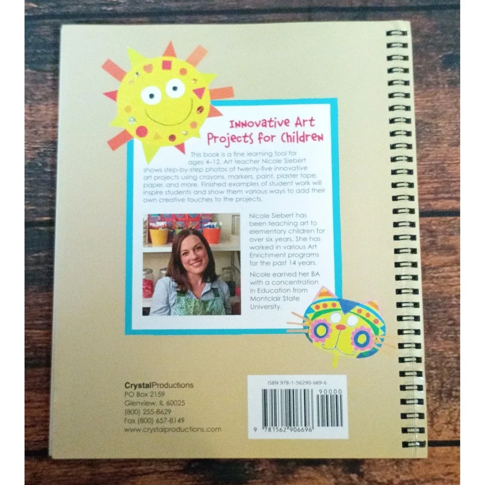 Innovative‎ Art Projects for Children Nicole Siebert Spiral Bound Art Book 2010